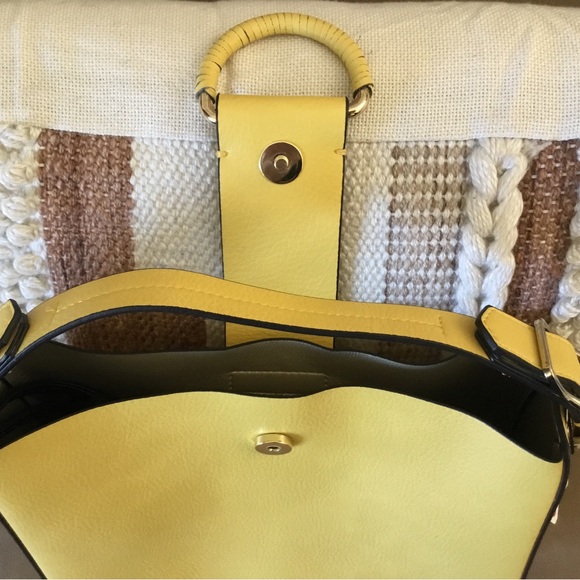Zara Yellow Shoulder Bag - Picture 4 of 4